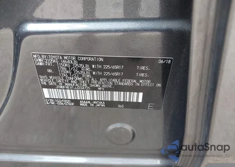 2018 Toyota Rav4 Le from USA, damaged, VIN JTMBFREV1JJ234725